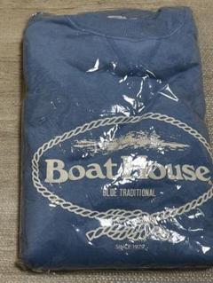 Boat House 半袖トレーナー 青　未使用品 当時物 ボートハウス 半袖 スウェット パーカー トレーナー