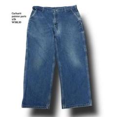 Carharttカーハートデニムペインターパンツy2kレザータグW38L30