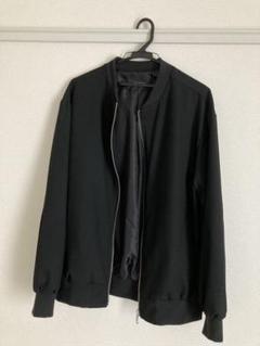 ナノユニバース ライブラリー MA-1 ブルゾン レザー ナイロン 切り替え S 美品✨ナノユニバース ライブラリー MA-1 ブルゾン レザー