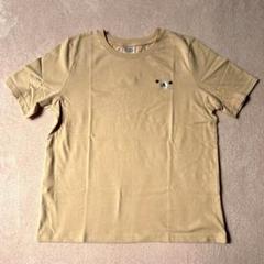 Rilakkuma ベージュ Tシャツ クマ刺繍