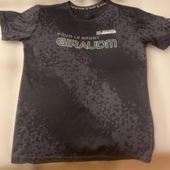 GIRAUDM ブラック ドットパターン Tシャツ L