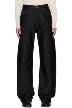 【値下げ交渉可】MAISON MARGIELA ブラックTurn-Up ジーンズ