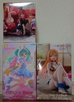 新景品プライズ 中野五月 初音ミク 喜多川海夢 美少女 フィギュア 3個セット