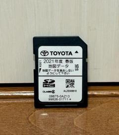 トヨタ 純正ナビ NSZT-W62G 地図データ SDカード 2021年 春版