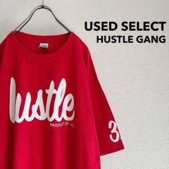古着 “HUSTLE GANG” Printed Tee / Big Tee