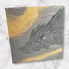 テクスチャーアート　龍　黒龍　レジンアート　龍神アート　龍画　開運　運気上昇