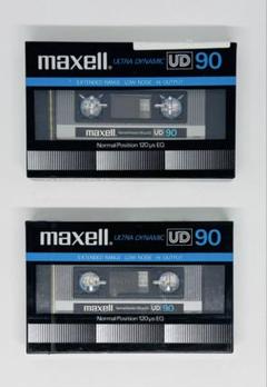 maxell UD 90 カセットテープ 2本セット
