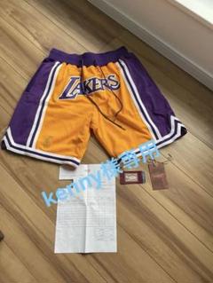 JUST DON×Mitchell &Ness】NBA JUST DON 7 INCH SHORTS LAKERS