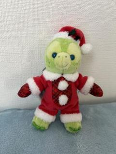ディズニー　ぬいぐるみパッジ オルメル　サンタ オルメル ダンシングスノーフレークス ぬいぐるみチャーム