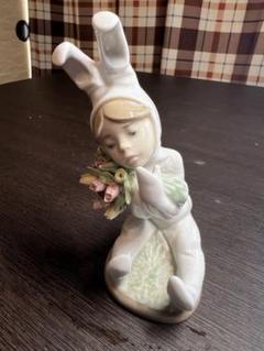 リヤドロ LLADRO #1509春 花ブランド バニーかわいいチューリップオフ