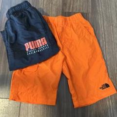 The North Face オレンジ ハーフパンツ 120センチ