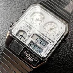 【整備済】 CITIZEN シチズン アナデジテンプ ビンテージ レトロ 220 整備済】 CITIZEN シチズン アナデジテンプ ビンテージ レトロ 156