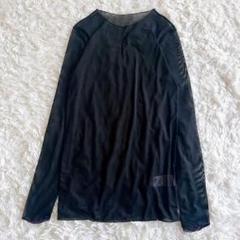 【CITY SHOP】MESH TEE カットソー ロンT 黒　2022AW