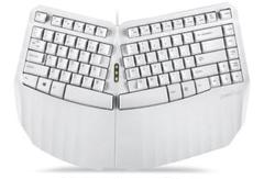 PERIBOARD-413W US エルゴノミクスキーボード 有線 白 左右分割