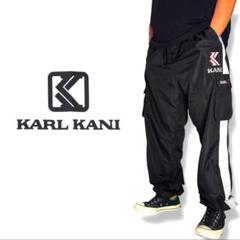 KARL KANI｜極太ルーズテーパードジャージーカーゴイージーパンツXXXL