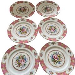 2025新入荷 英国製 ロイヤルアルバート26.5cmディナープレート 6枚 レディー 食器