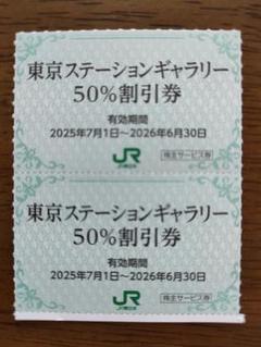 東京ステーションギャラリー 50％割引券２枚のサムネイル