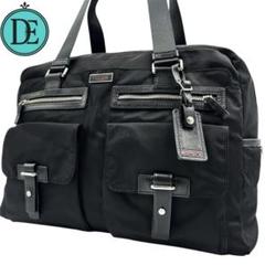 【良品】TUMI トゥミ トートバッグ ナイロン レザー ブラック 大容量 A4