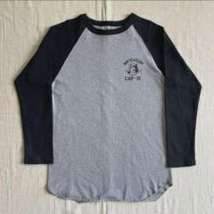 FELIX　両面ロゴプリント　ベースボール　ラグランTシャツ　グランジY2K　L