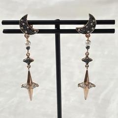 【D-dur】スワロフスキー 2way ジャケットピアス 月 星 m98516726943_1.jpg?1731415372