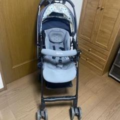 Aprica カルーン折りたたみ式ベビーカー グレー