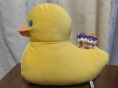 ディズニー スイスイサマー　チップとデール　クッション　アヒルぬいぐるみ