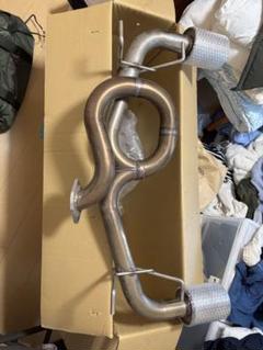 Z34 フェアレディZ オールステンマフラー 砲弾 チタン発色+中間