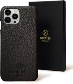 unifiss iPhone 13Pro 薄型 ワイヤレス充電対応 カバー 黒