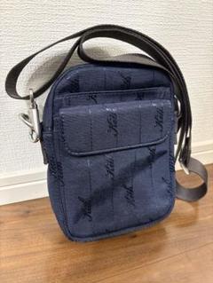【美品】kith bag ショルダーバッグ レザー florist｜ライトレザータッチスクエアショルダーバッグ/500ml
