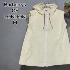 【人気】Burberrys OF LONDON ニットベスト イエロー M