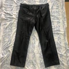 Ropki Leathers 黒レザーパンツ 5L