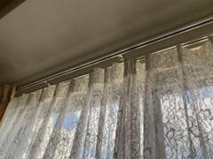カーテン　【レース】花柄　幅100×丈185×2枚