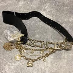 ■ SKINNY LIP チェーン付き ベルト 未使用 Y2K d.i.a系 □ SKINNY LIP チェーン付き ベルト 未使用 Y2K d.i.a系