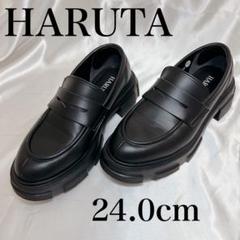 【USED】 HARUTA ハルタ チャンキーソール メリージェーン 24cm HARUTA チャンキーソールグルカシューズ │ 仙台PARCO-パルコ-