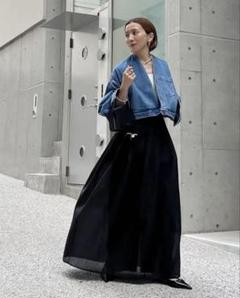 CHIEKO+ オーガンジーマキシスカート38 organdy maxi skirt｜CHIEKO+(チエコプラス)公式通販