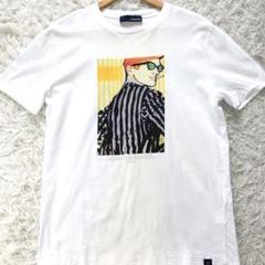 【美品】 LARDINI Tシャツ ルネ・グリュオー ブートニエール L