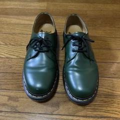 Dr.Martens 英国製 厚底 3ホール UK6 PW 刻印あり オデコ靴 1461Z 3ホールシューズ