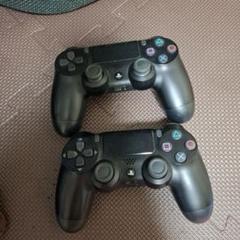 PS4 ワイヤレスコントローラー ブラック 2台セット