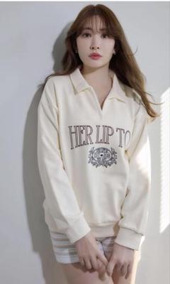 【完売品】herlipto Embroidery Polo Sweatshirt Embroidery Polo Sweatshirt herlipto - メルカリ