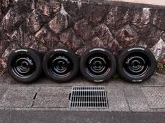 タイヤセット155/65 R14エブリィバン（DA17V）黒鉄チンホイール タイヤセット155/65 R14エブリィバン（DA17V）黒鉄チンホイール