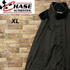 チェイス　ジップアップジャケット　レーシング　ビッグシルエット　カーキ　XL