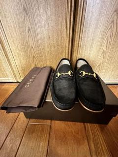 グッチ GUCCI スェードローファー 8 未使用品