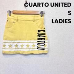 クアルトユナイテッド CUARTO UNITED スカート イエロー レディース