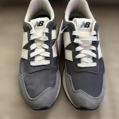 New Balance WL574 グレー/ホワイト スニーカー