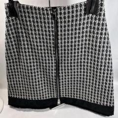 モンクレール　ツイード　ジッパー付き　スカート★美品★40★クリーニング済み