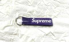 Supreme Webbing Keychain キーホルダー 新品 紫 aのサムネイル