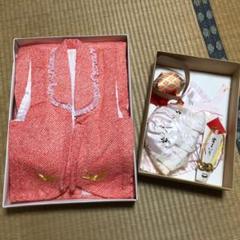 昭和レトロ☆産着 帽子 スタイ 小物セット