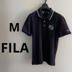 FILA ネイビー ポロシャツ　ゴルフ　メンズ　Mのサムネイル