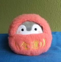 コウペンちゃん ほわほわだるまな小さめぬいぐるみ 金運 だるま