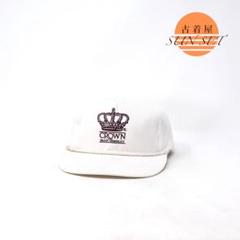 CROWN ビンテージ トラッカー キャップ 企業 プリント 雰囲気系 ロープ付